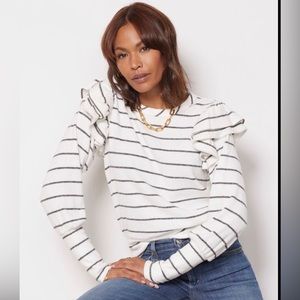 Evereve Tory Stripe Pullover Sweater